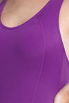Amante Bodysuit With Removable Pads - Grape Glow — thumbnail 4